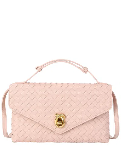 Tiffany & Fred Paris Leather Shoulder Bag In Pink