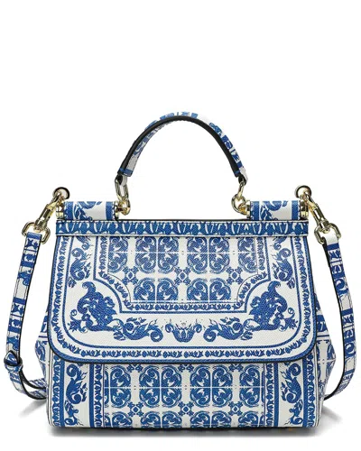 Tiffany & Fred Paris Leather Shoulder Bag In Blue