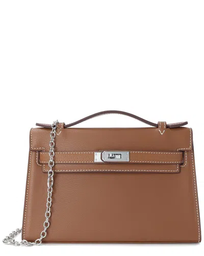 Tiffany & Fred Paris Leather Top-handle Crossbody