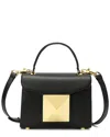 Tiffany & Fred Leather Top Handle Crossbody In Black