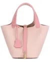 Tiffany & Fred Paris Leather Top Handle Satchel In Pink