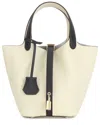 Tiffany & Fred Paris Leather Top Handle Satchel In White