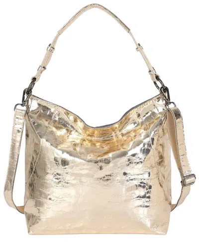 Tiffany & Fred Paris Leather Tote In Gold