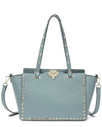 Tiffany & Fred Paris Leather Tote In Blue