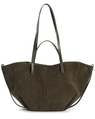 Tiffany & Fred Paris Leather Tote In Green