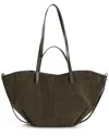 Tiffany & Fred Paris Leather Tote In Green