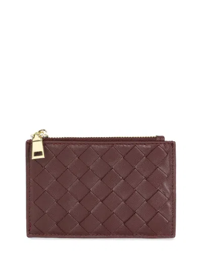 Tiffany & Fred Paris Leather Wallet In Brown