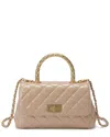 Tiffany & Fred Paris Luxe Quilted Leather Mini Handle Satchel