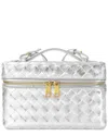 Tiffany & Fred Paris Metallic Quilted Leather Crossbody