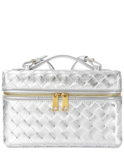 Tiffany & Fred Paris Metallic Quilted Leather Crossbody