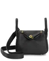 Tiffany & Fred Paris Mini Leather Satchel In Black