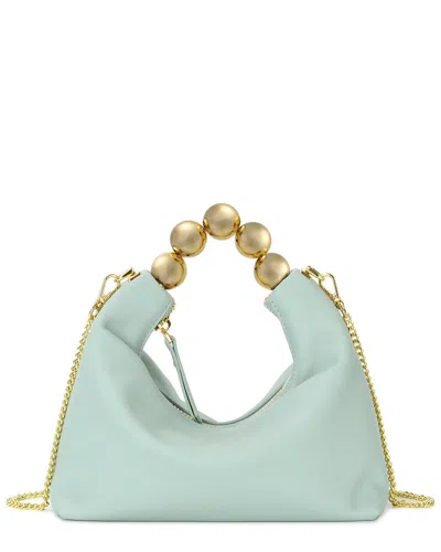 Tiffany & Fred Paris Mini Leather Shoulder Bag In Gray