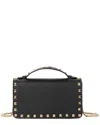Tiffany & Fred Paris Mini Pebbled Leather Crossbody In Black
