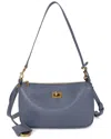 Tiffany & Fred Paris Minimalist Smooth Leather Shoulder Bag