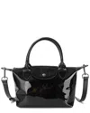 Tiffany & Fred Paris Patent Crossbody Messenger Bag