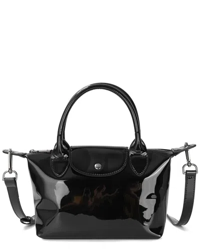 Tiffany & Fred Paris Patent Crossbody Messenger Bag