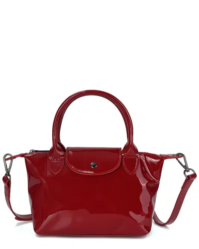 Tiffany & Fred Paris Patent Crossbody Satchel