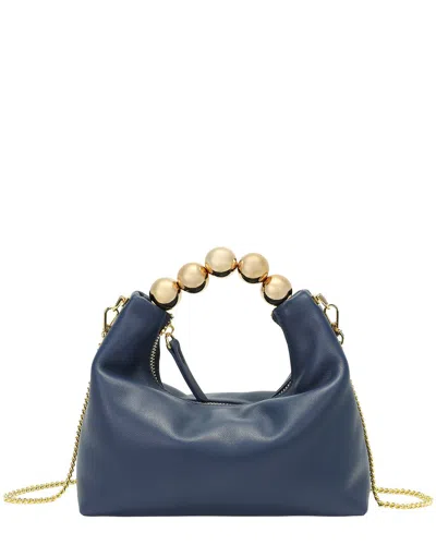 Tiffany & Fred Paris Pearl Handle Leather Crossbody In Pink
