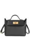 Tiffany & Fred Paris Pebble & Smooth Leather Cros