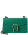 Tiffany & Fred Paris Pebble Leather Crossbody In Green