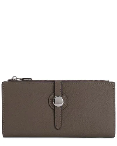 Tiffany & Fred Paris Pebble Leather Wallet