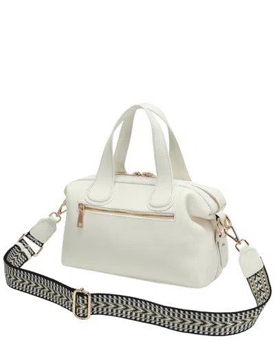Tiffany & Fred Paris Tiffany And Fred Paris Pebbled Leather Satchel In Purple