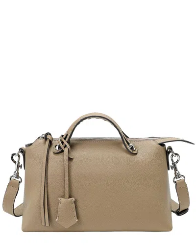 Tiffany & Fred Paris Pebbled Leather Top Handle Satchel In Purple