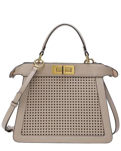 Tiffany & Fred Paris Perforated Leather Top Handle Satchel