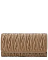 TIFFANY & FRED PARIS TIFFANY & FRED PARIS PLEATED LEATHER WALLET