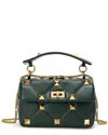 Tiffany & Fred Paris Quilted & Studded Leather Messenger Bag