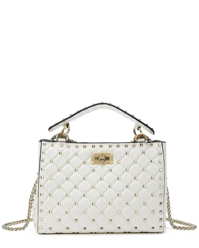 Tiffany & Fred Paris Quilted & Studded Leather Tote