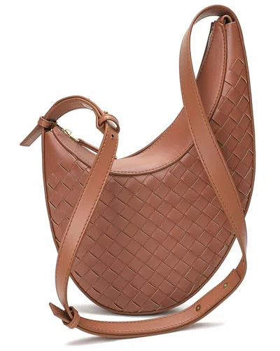 Tiffany & Fred Paris Quilted & Studded Smooth Leather Hobo Bag