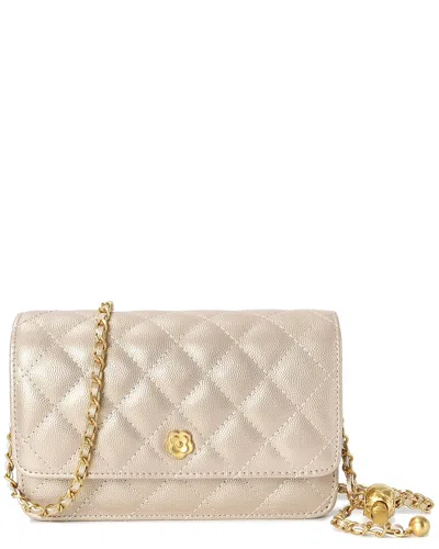 Tiffany & Fred Paris Quilted Caviar Leather Crossbody