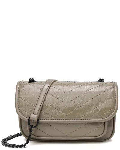 Tiffany & Fred Paris Quilted Cracked Leather Crossbody