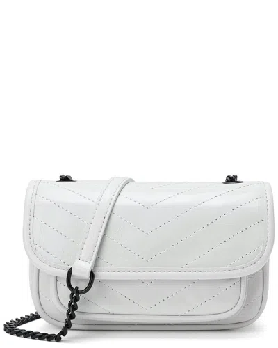 Tiffany & Fred Paris Quilted Cracked Leather Crossbody
