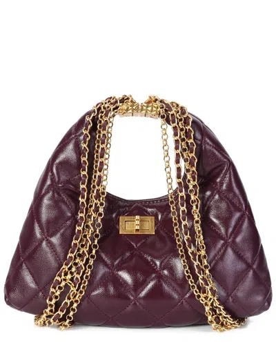 Tiffany & Fred Paris Quilted High-gloss Calf Leather Hobo