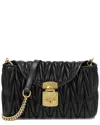 Tiffany & Fred Paris Quilted Lambskin Messenger Bag
