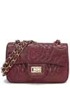 Tiffany & Fred Paris Quilted Leather Crossbody In Red