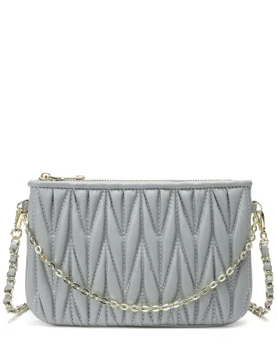 Tiffany & Fred Paris Quilted Leather Crossbody Clutch