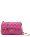 Tiffany & Fred Paris Quilted Leather Crossbody In Pink
