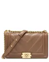 Tiffany & Fred Paris Quilted Leather Messenger Bag