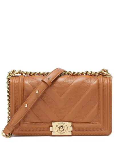 Tiffany & Fred Paris Quilted Leather Messenger Bag