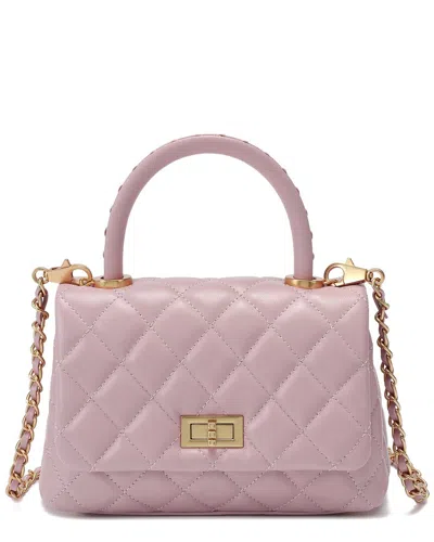 Tiffany & Fred Paris Quilted Leather Messenger Bag