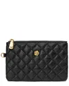 Tiffany & Fred Paris Quilted Leather Pouch