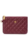 Tiffany & Fred Paris Quilted Leather Pouch
