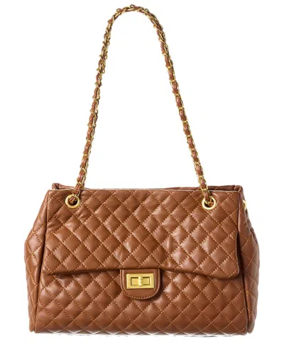 Tiffany & Fred Paris Quilted Leather Tote