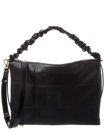 Tiffany & Fred Paris Quilted Leather Tote In Black