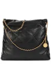 Tiffany & Fred Paris Quilted Leather Tote In Black