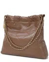 Tiffany & Fred Paris Quilted Leather Tote In Brown