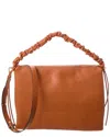 Tiffany & Fred Paris Quilted Leather Tote In Brown